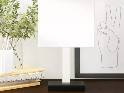 Saurabh Metal Lamp Free 3D model