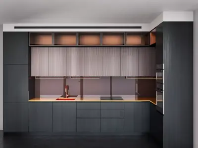 Contemporary Kitchen 3D model