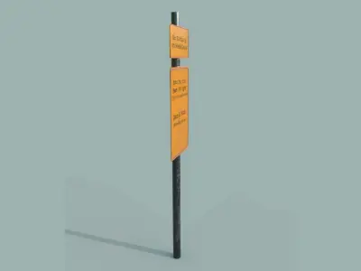 Sign Post 3D model