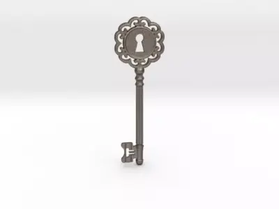 Lock Key 3D print model