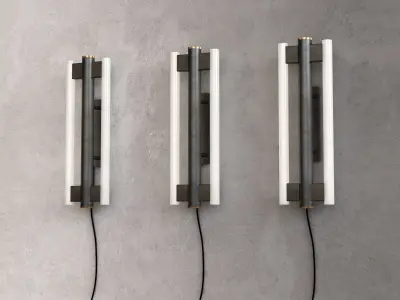 Eiffel Wall Lamp Free 3D model