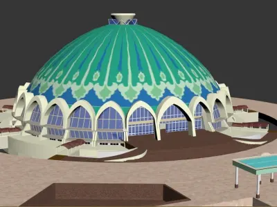 Tashkent Chorsu Market 3D model