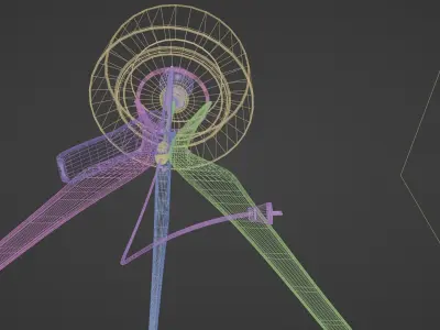 Lamp in world 3D model