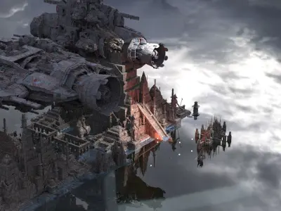 Sci Fi Civilization Return  3D model