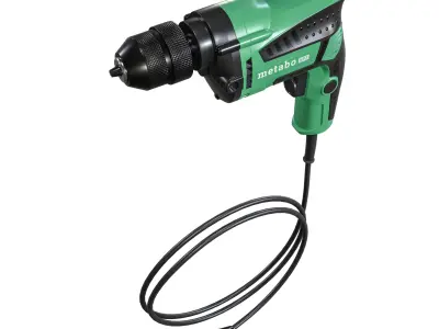 Metabo HPT38-in Keyless Drill D10VH2M Free 3D model