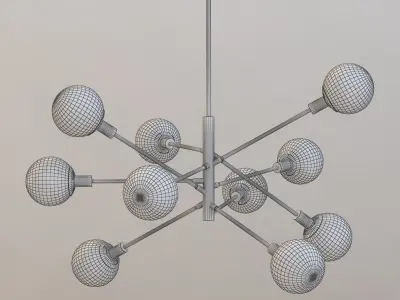 Sonneman Orb 10 Pendant Light 3D model