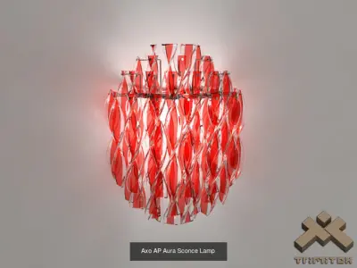 Axo Aura Lamps Set 3D Model Pack