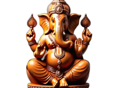 Ganesha Deity HighDetail 3D Model Low-poly 3D model
