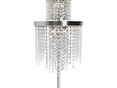 Floor lamp Cascada chrome 62GDM-80231 3D model