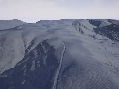 168 Real -  World PNG Heightmaps - USA and UK Low-poly 3D model