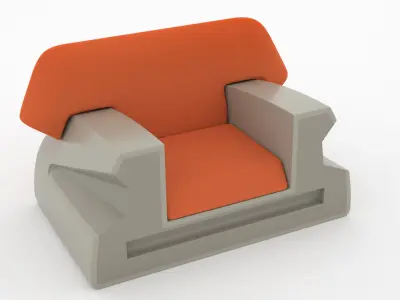 Jedi Council Room Chair Mace 1-18 Scale  Kenner Hasbro 3D print model