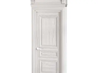 Modern entrance door 30 3D model