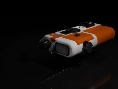Sci-fi night vision device 3D model
