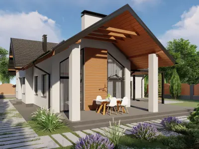 3D model of a country house 3D model