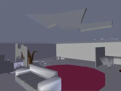 Abandoned House 3D model