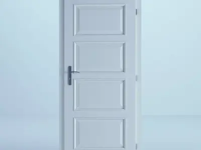 White Door 8 3D model