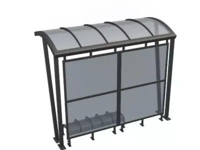 Bus Stop in Orlando 3D model