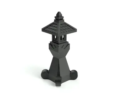 Vintage Garden Light 2 3D print model