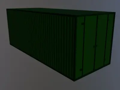 Container shipping 3D model 5