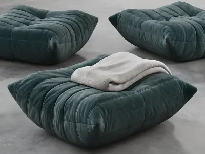 Togo Ottoman 3D model