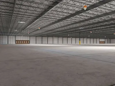 Exhibition Hall interior 21 3D model