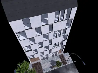 Berlin Street Building NO110 3D model