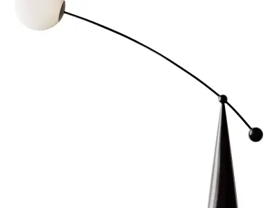 Bubbly Nordic Style Standing Lamp 3D model