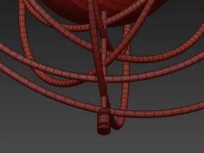 Electrum Kinetic Chandelier 3D model
