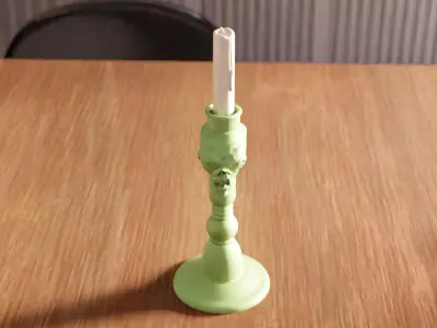 Zombie Candle Holder STL File - 185 3D print model