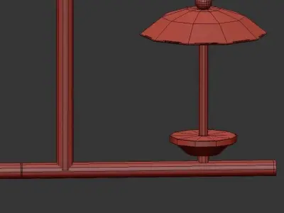 HETLEY B pendant lamp 3D model