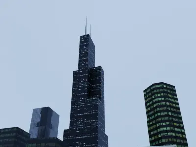 Chicago - Downtown 3D model