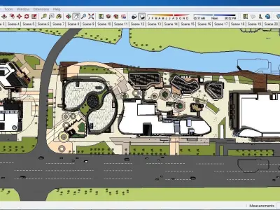 Sketchup Shopping Center A4 3D model