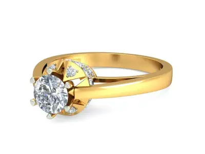 Women Ring  Render 3dm STL OBJ FBX Details 3D print model 258