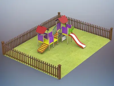 Kids Playground 3D model
