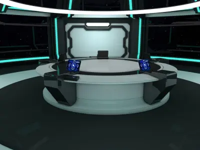 Sci Fi Interior 3D model