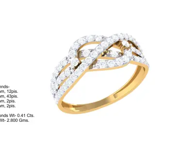 Women Ring  Render 3dm STL OBJ FBX Details 3D print model 126