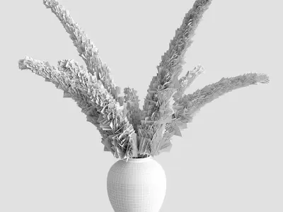 pampas grass 3D model