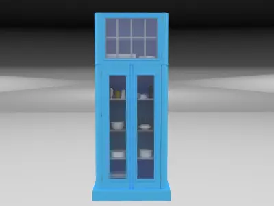 Kitchen Cabinets Low-poly 3D model