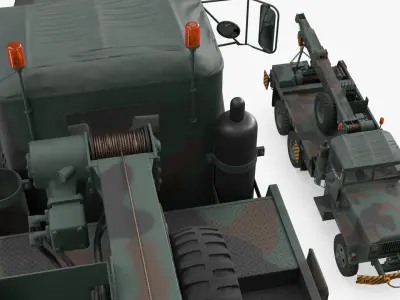  M62 Wrecker Recovery Vehicle Camouflage 