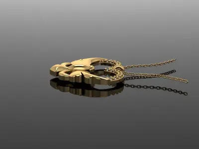  Pendant P079 3D Print Model 3D print model