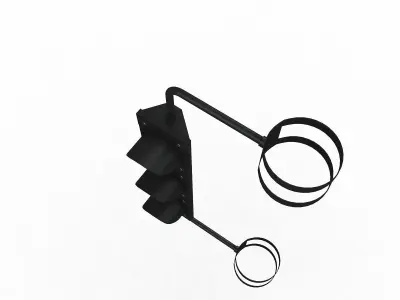 Traffic Light Black 3D model