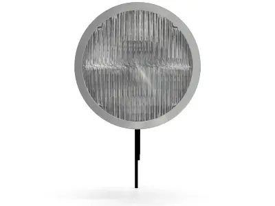 Motorcycle Vintage Head Light 3D model