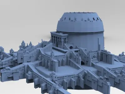 Ancient Egyptian Arena City 3  3D model