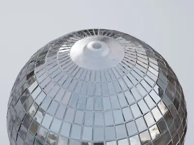 Disco Ball Low-poly 3D model