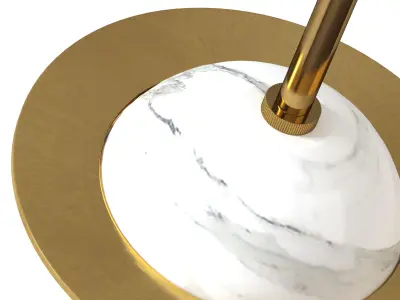 Space Rings Pendant Low-poly 3D model