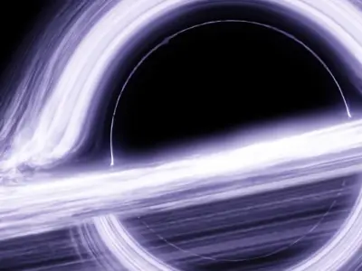 BLACK HOLE PHOTOREALISTIC ANIMATED INTERSTELLAR 3D model 3D model