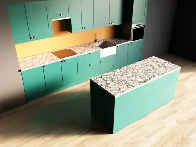 58-Kitchen10 matte 5 3D model