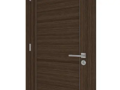 Door-048 interior door wood 3D model