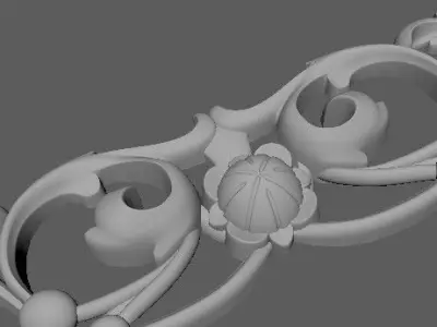 mirror 3D model 2