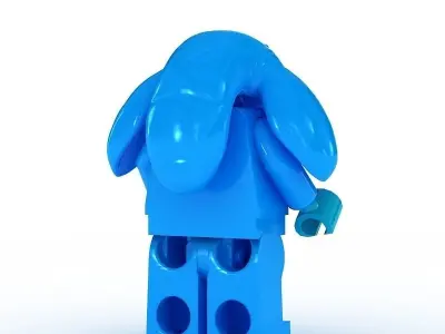 LEGO Minfigure Max Rebo 3D model